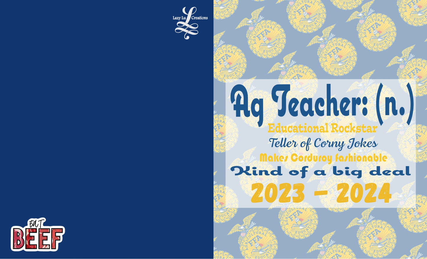 Ag Teacher Calendar