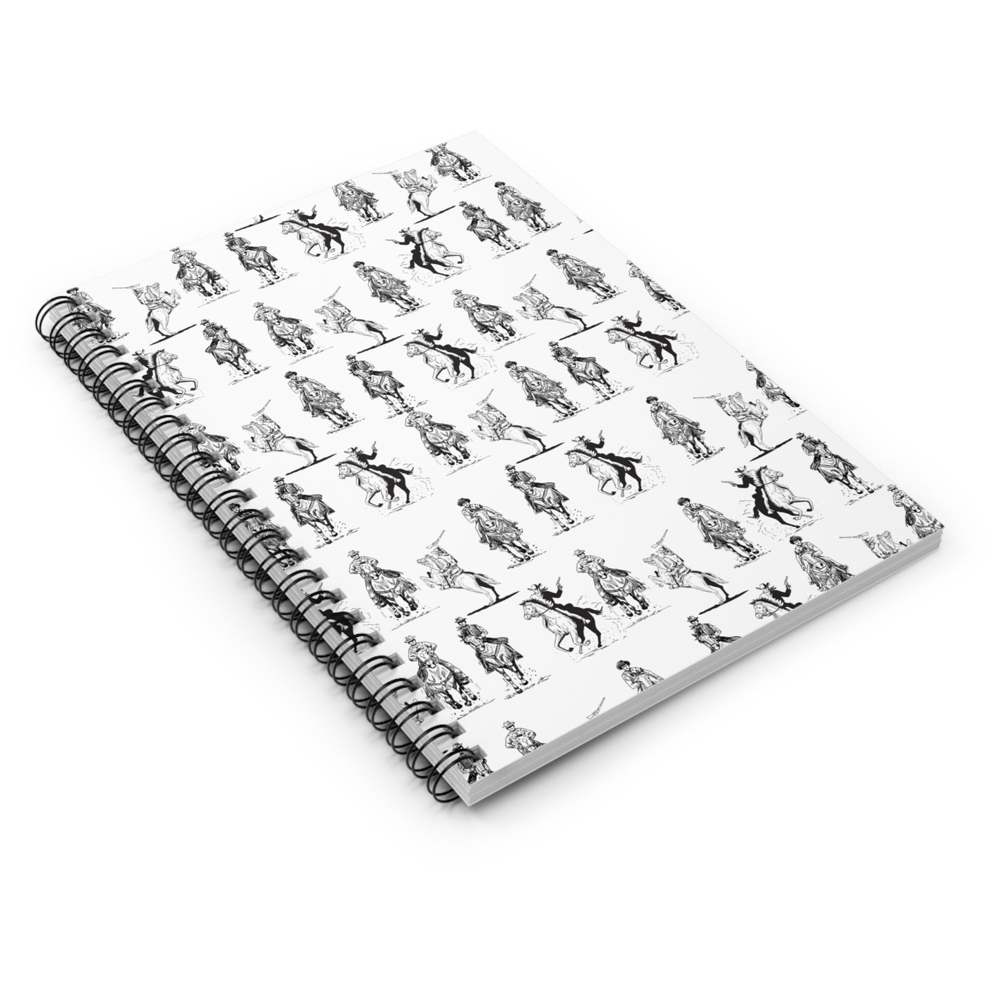 Western Doodle Spiral Notebook