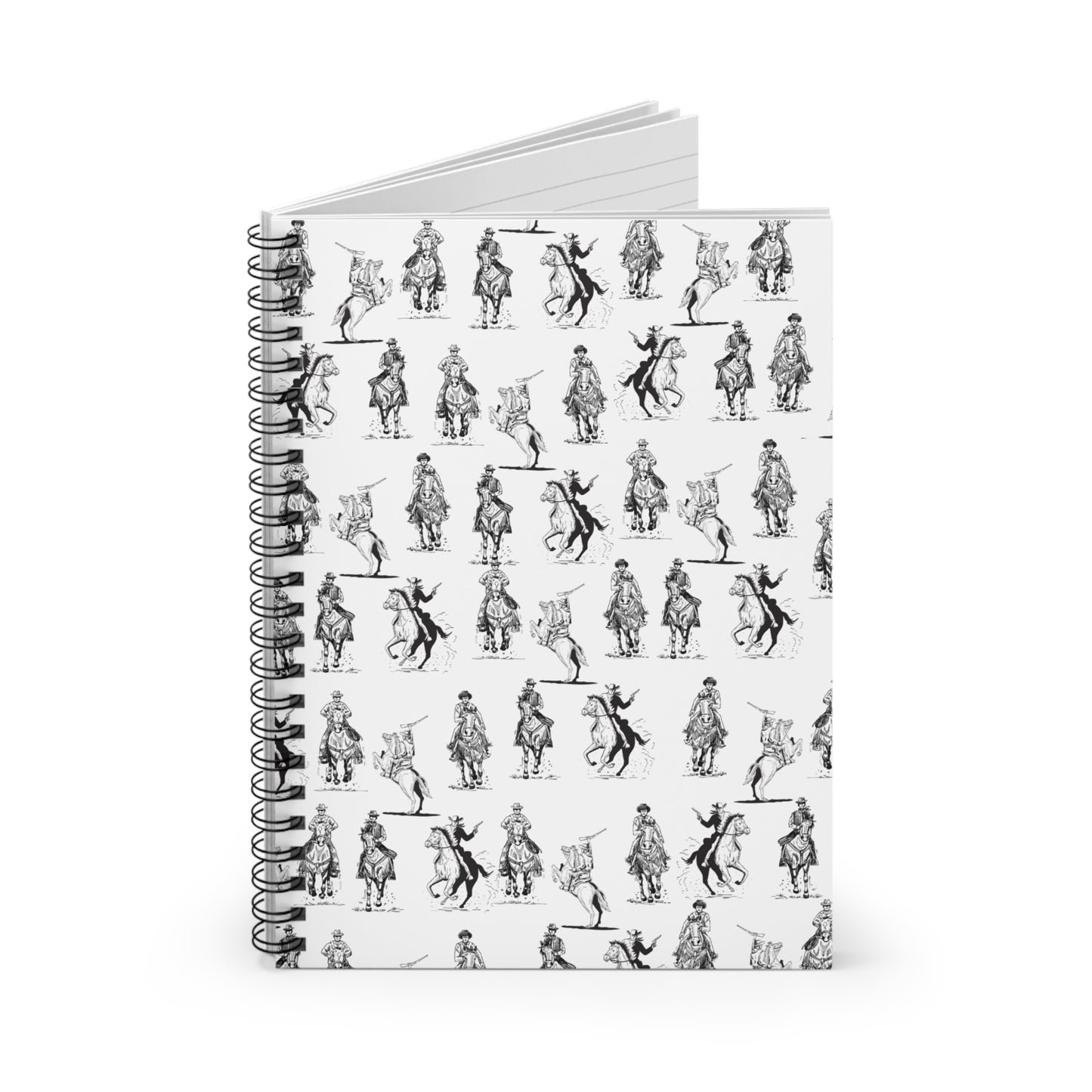 Western Doodle Spiral Notebook