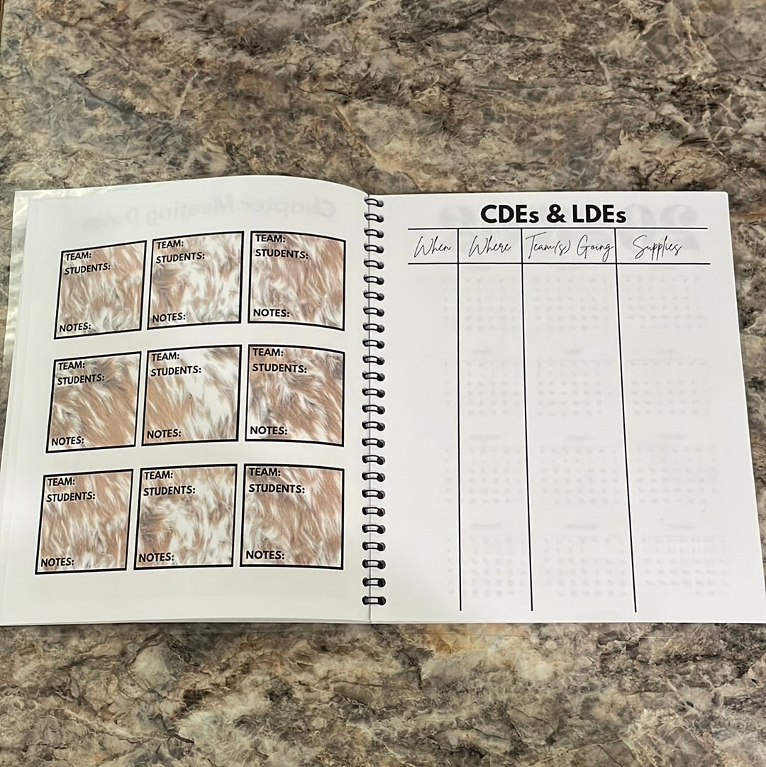Ag Teacher Calendar