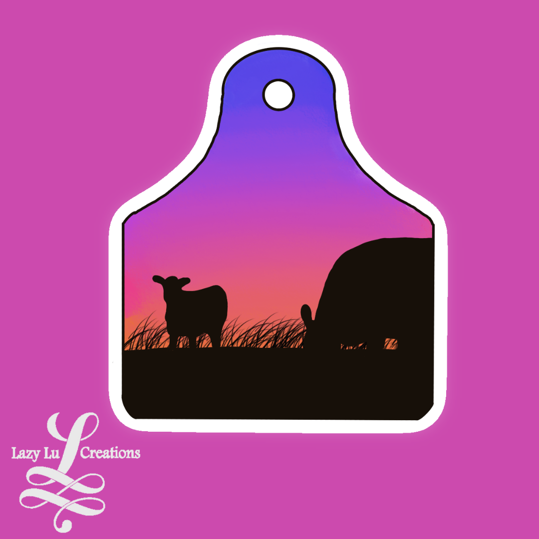 Cattle Ear Tag Sticker